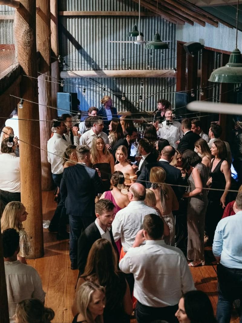 Hot Minute playing to a packed wedding dance floor